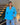 VESTITO MONICA AZZURRO
